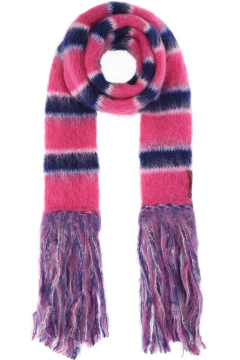 Marni Scarves for Men Marni Embroidered Mohair Blend Scarf