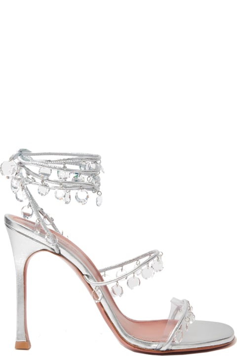 آخر صيحات الموضة من السيدات Amina Muaddi Tina 105 Sandals