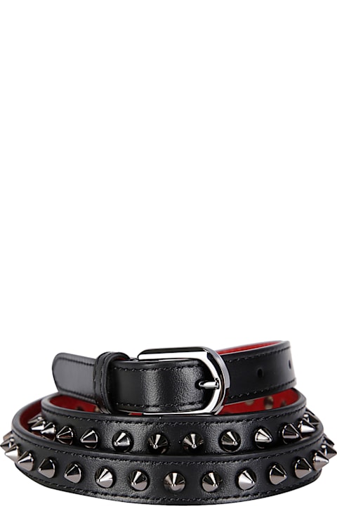 Christian Louboutin Accessories for Women Christian Louboutin Cabata Belt 15 Mm