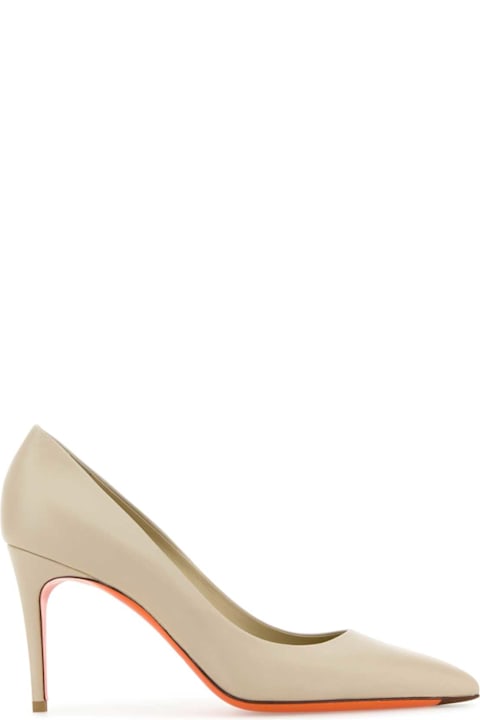 Santoni Shoes for Women Santoni Sand Leather Pumps