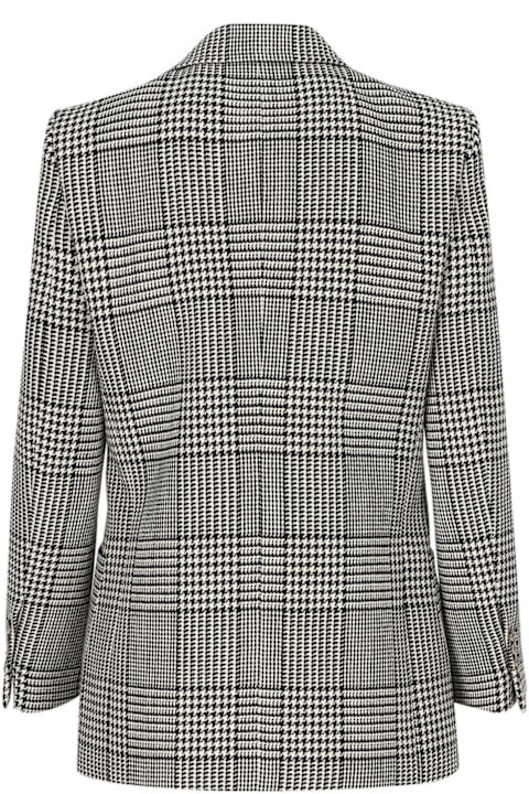 Valentino Garavani معاطف وجواكت لـ السيدات Valentino Garavani Double-breasted Checked Blazer