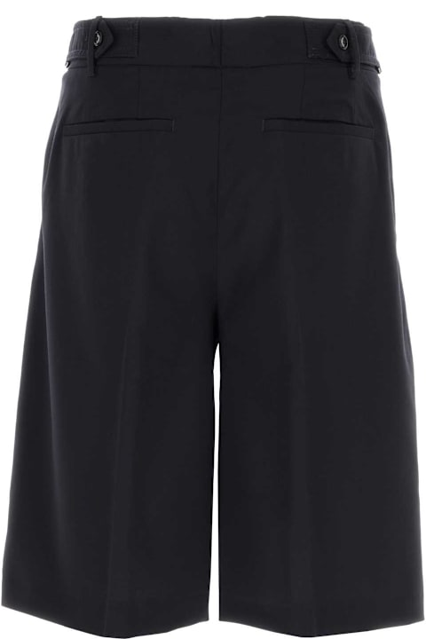 PT Torino سراويل لـ القسم الرجالي PT Torino Midnight Blue Stretch Polyester Blend Bermuda Shorts