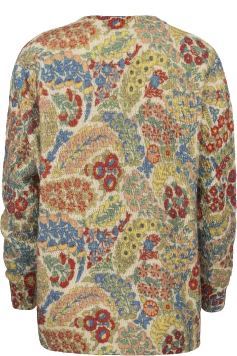 Etro Sweaters for Women Etro Wool And Alpaca Jumper With Print