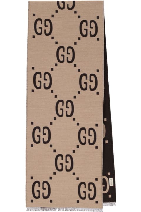 Gucci Scarves for Women Gucci 'gg Jacquard' Scarf
