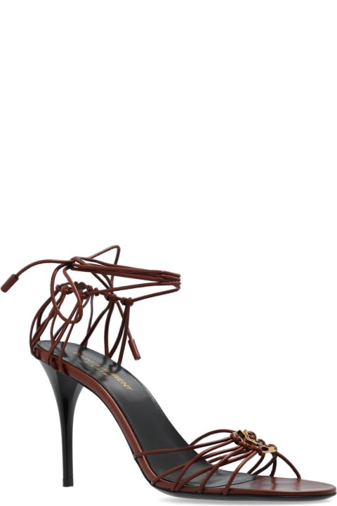 Fashion for Women Saint Laurent Ring Detail Thong Sandals