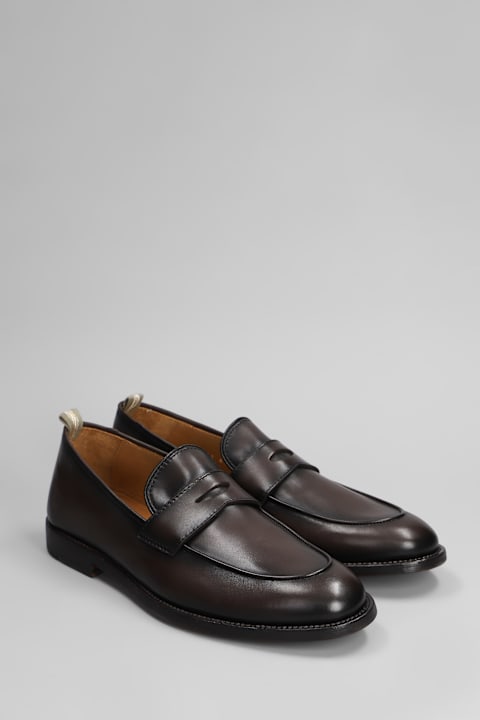 Officine Creative for Men Officine Creative Opera 001 Loafers In Brown Leather