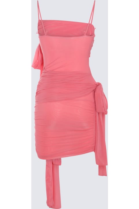 ウィメンズ新着アイテム Blumarine Pink Strech Padded Mini Dress