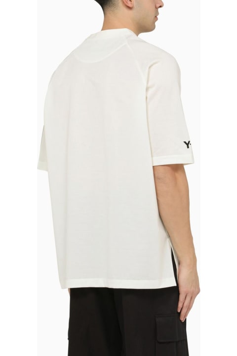 Fashion for Men Y-3 White Crew-neck T-shirt With Logo