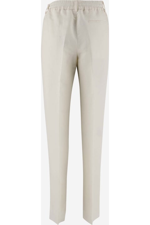 Burberry Pants & Shorts for Women Burberry Viscose Blend Pants