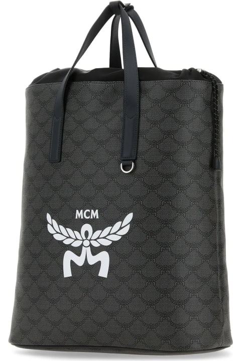 MCM Totes for Men MCM Printed Canvas Himmel Backpack