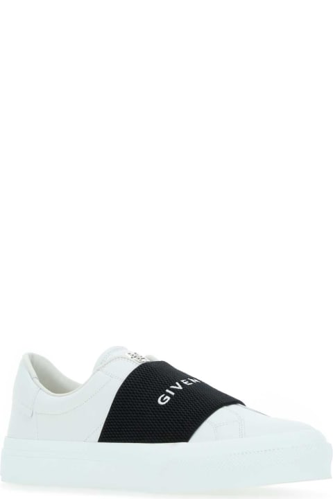 Fashion for Women Givenchy White Leather City Slip Ons