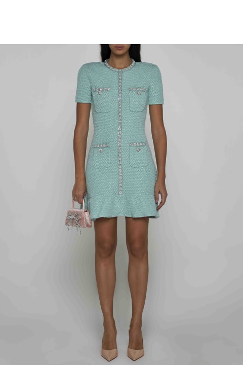 self-portrait for Women self-portrait Sequin Knit Mini Dress