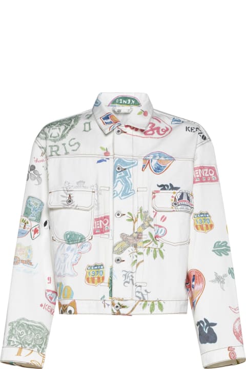 メンズ Kenzoのコート＆ジャケット Kenzo Graphic Printed Jacket