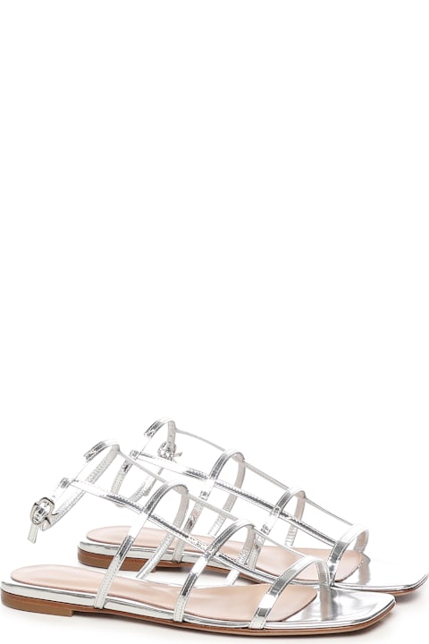 Sandals for Women Gianvito Rossi Metallic Effect Sandals