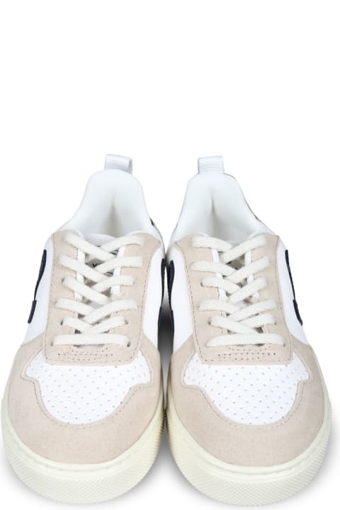 Homeware Veja Ivory Sneakers For Kids With Logo