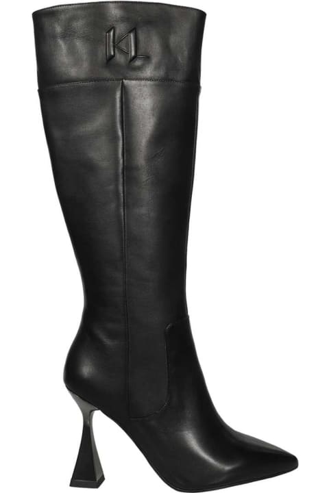 Karl Lagerfeld Boots for Women Karl Lagerfeld Leather Boots