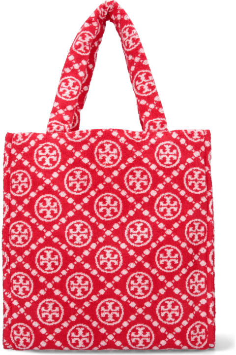 Homeware Tory Burch T Monogram Terry Tote Bag