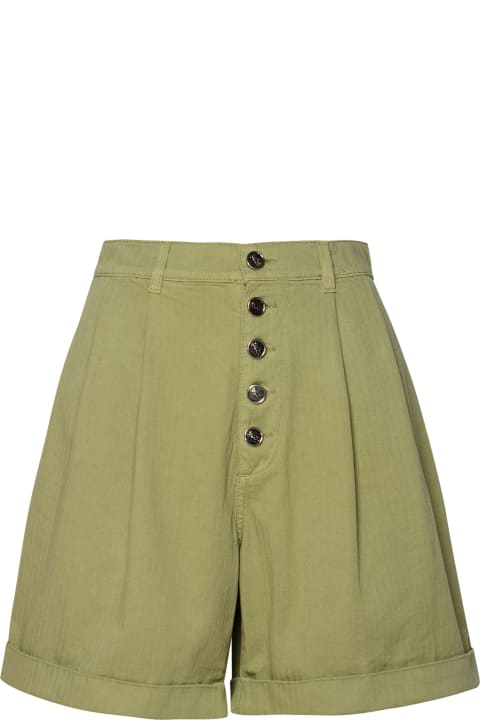 Etro for Women Etro Green Cotton Shorts