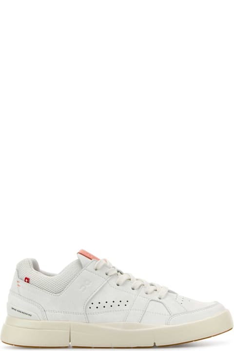 ON Sneakers for Women ON White Synthetic Leather And Fabric The Roger Clubhouse Sneakers