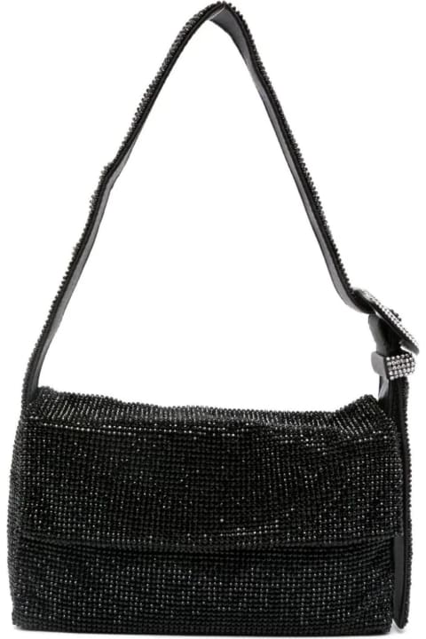 Benedetta Bruzziches Shoulder Bags for Women Benedetta Bruzziches Black Vitty La Mignon Shoulder Bag