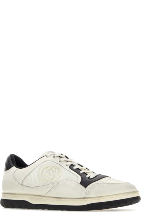 Fashion for Men Gucci Two-tone Fabric And Leather Mac80 Sneakers