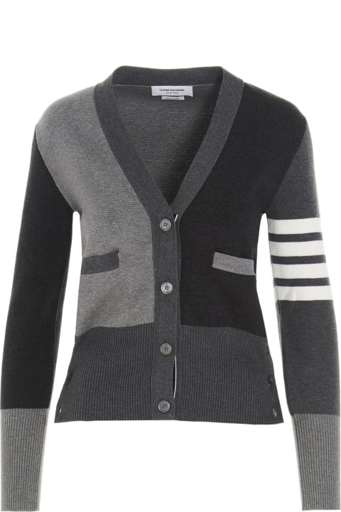 Sweaters for Women Thom Browne 4 Bar' Cotton Cardigan