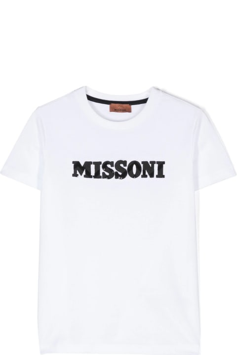 Missoni قمصان بياقة دائرية وقمصان البولو لـ بنات Missoni Missoni T-shirts And Polos White