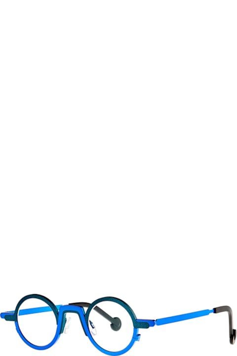 Theo Eyewear for Kids Theo Eyewear Theo Eyewear Myeog-dong 428 601 Electric Blue + 764 Mm Bluesy Green Glasses