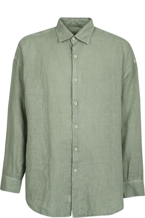 Valentino Long-sleeve Linen Shirt