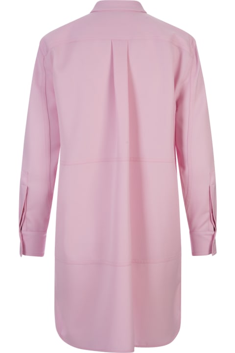 Alexander McQueen Jumpsuits for Women Alexander McQueen Pink Wool Mini Dress