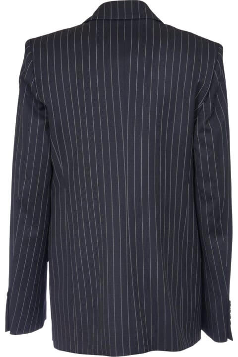 MSGM Coats & Jackets for Women MSGM Pinstripe Single-breasted Tailored Blazer