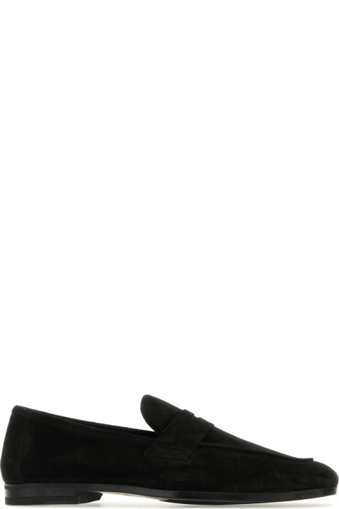 Tom Ford Loafers & Boat Shoes for Men Tom Ford Black Suede Sean Loafers