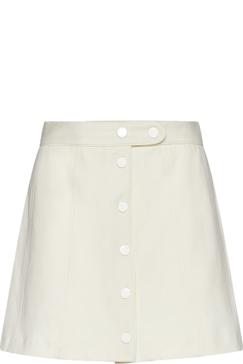 ウィメンズ A.P.C.のスカート A.P.C. Buttoned A-line Mini Skirt
