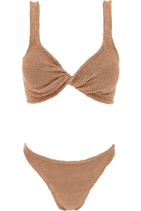 Swimwear for Women Hunza G Juno Metallic-effect Bikini Set
