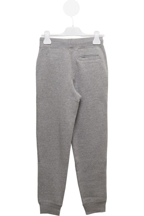 ガールズ Ralph Laurenのジャンプスーツ Ralph Lauren Grey Jogger Pants With Logo Embroidery And Drawstring In Cotton Blend Boy