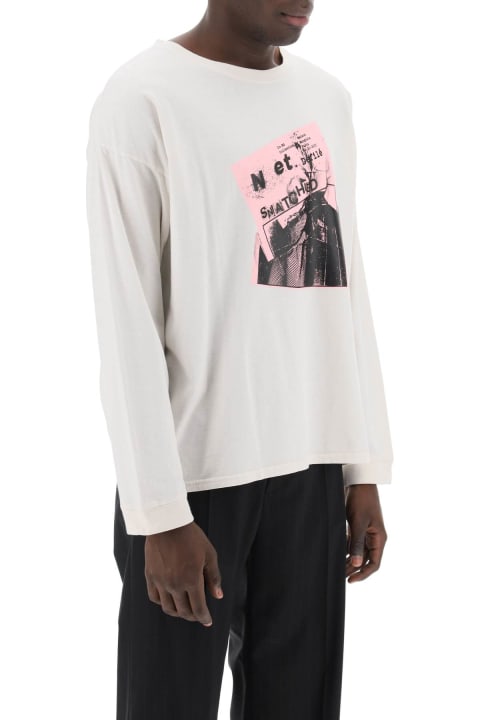 Fashion for Men Maison Margiela Long-sleeved T-shirt With Print