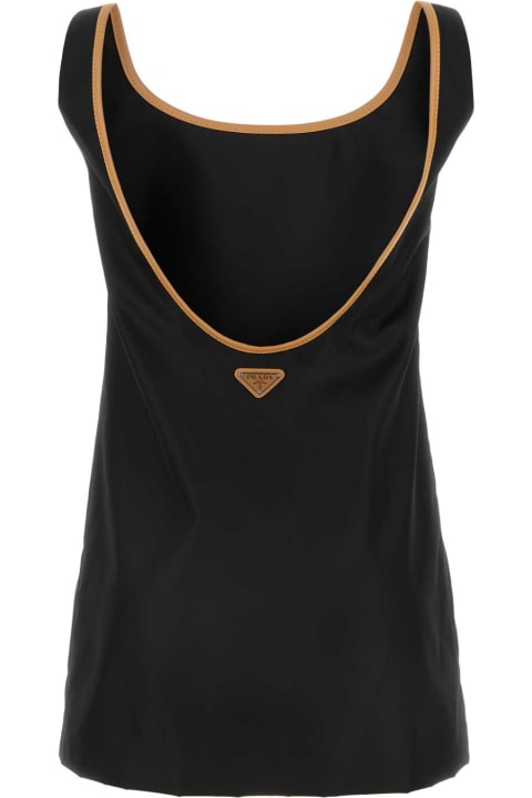 Clothing for Women Prada Black Re-nylon Mini Dress