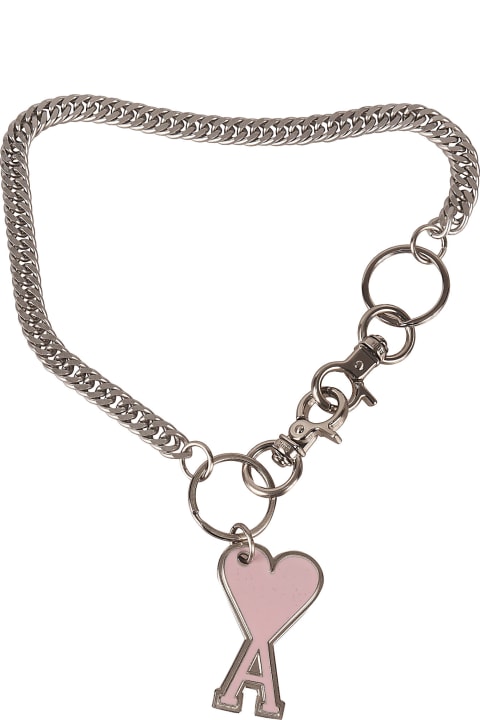 Jewelry for Men Ami Alexandre Mattiussi Logo Chain Necklace