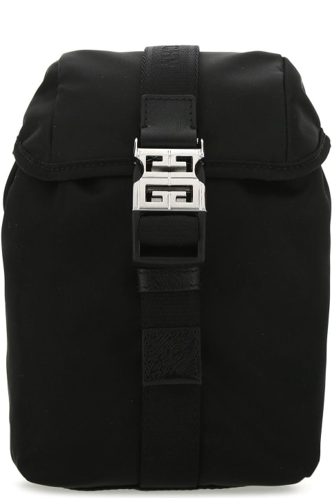 Givenchy Backpacks for Men Givenchy Black Nylon Blend Mini 4g Light Backpack
