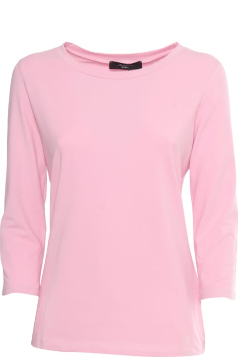 Fashion for Women Weekend Max Mara Multia Pink T-shirt