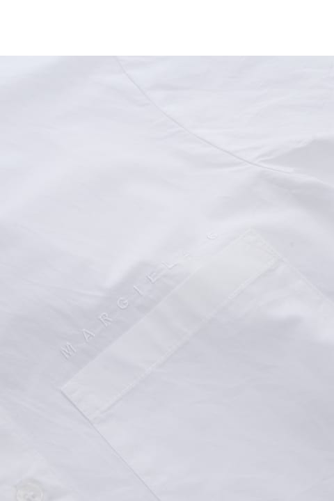 MM6 Maison Margiela Shirts for Girls MM6 Maison Margiela White Cropped T-shirt