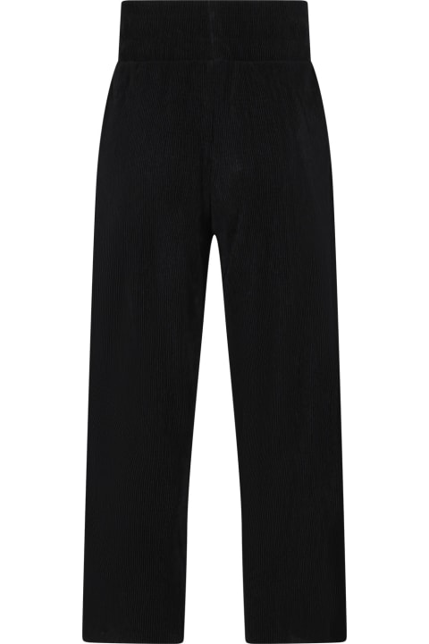 DKNY for Kids DKNY Black Casual Trousers For Girl