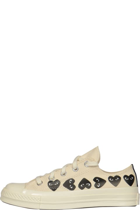 Sneakers for Women Comme des Garçons Play Heart Canvas Sneakers