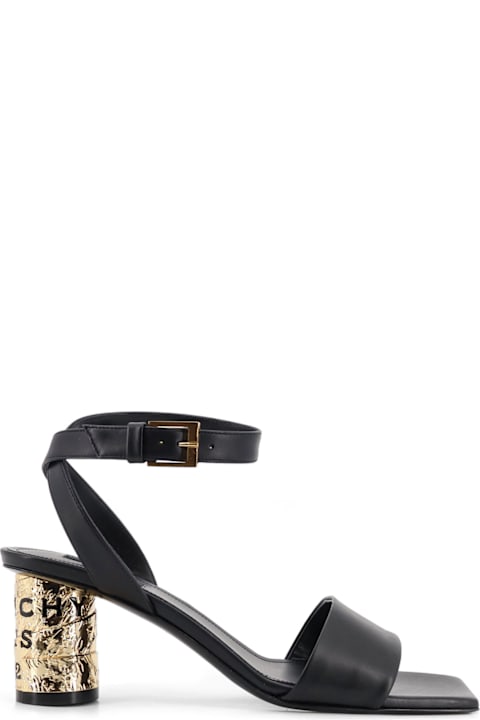 Givenchy Tape Leather Heeled Sandals