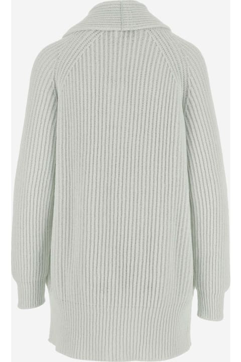 Sweaters for Women Bruno Manetti Cotton Blend Cardigan