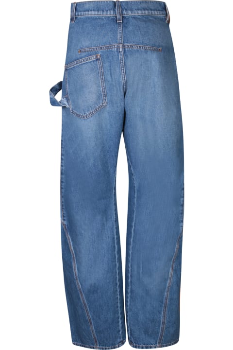 Jeans for Women J.W. Anderson 'twisted Workwear' Blue Cotton Jeans