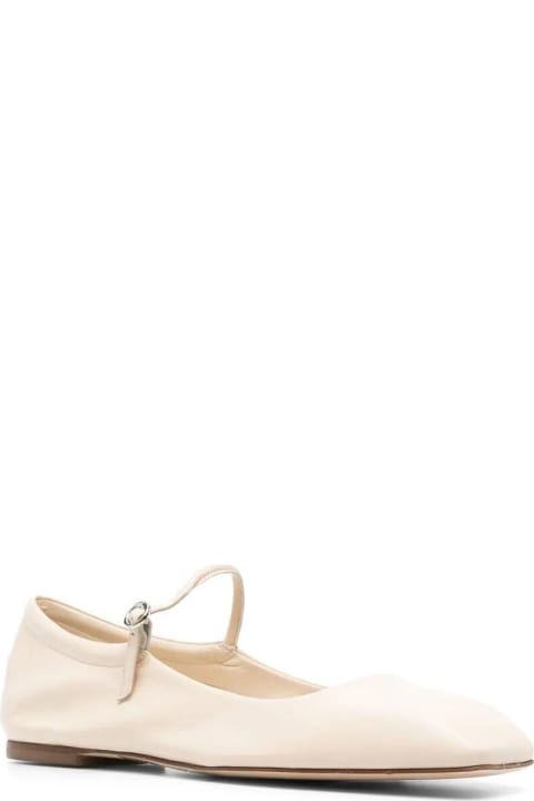 aeyde Shoes for Women aeyde Uma Nappa Leather Creamy Ballerina
