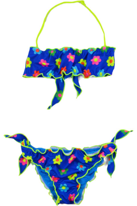 MC2 Saint Barth Kids MC2 Saint Barth Bikini Swimsuit With Flower Print