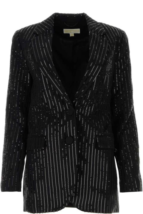 Fashion for Men Michael Kors Black Triacetate Blend Jacket
