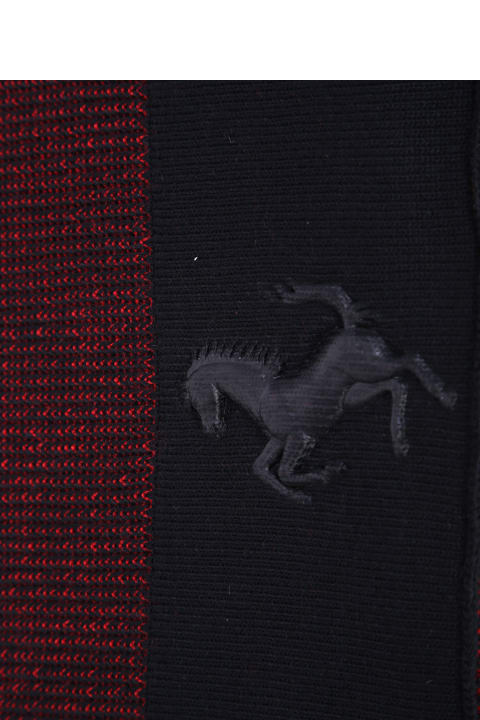 Scarves for Men Ferrari Knitted Scarf